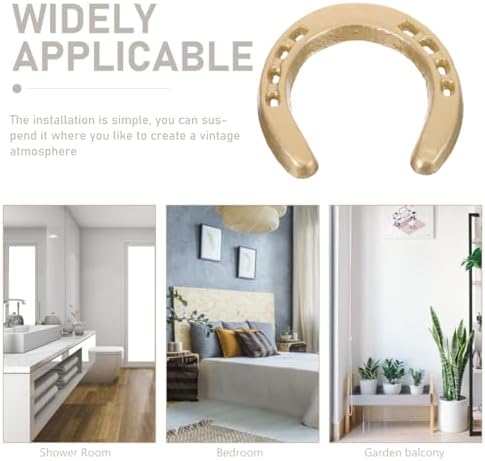 WOFASHPURET Cast Iron Horseshoe Wall Decor