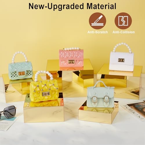 Acrylic Risers Display 5 Pcs for Jewelry and Food