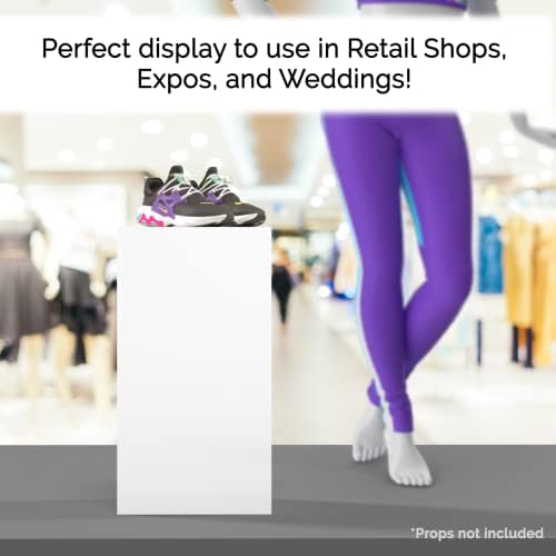 Elevated Acrylic Display Box 12x12x24 Inch Pedestal