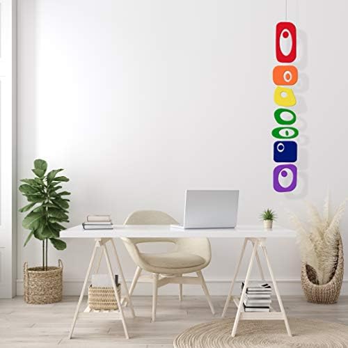 Rainbow Pride Beatnik Mobile - 6x42 Home Decor Sculpture