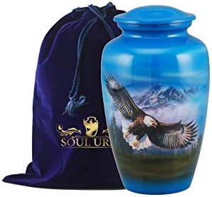 SOULURNS - Flying Eagle Cremation Urn for Human Ashes