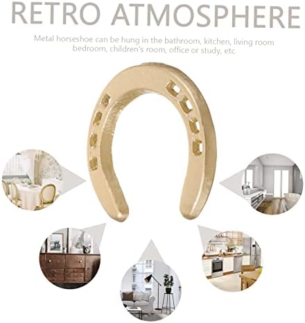 IMIKEYA Gold Horseshoe Wall Sculpture
