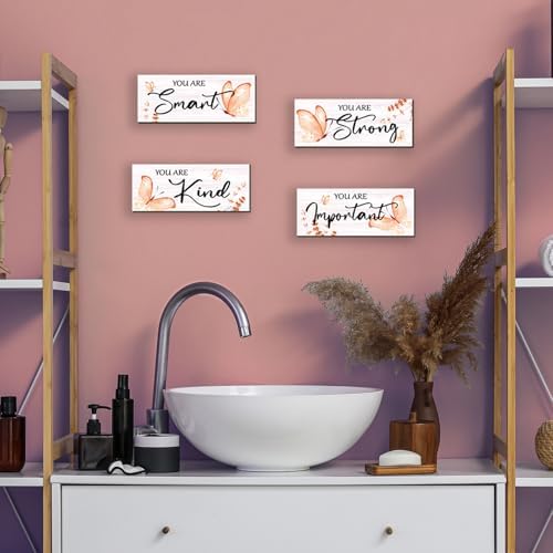 DONFENTHY 4 Pcs Butterfly Wall Decor Set