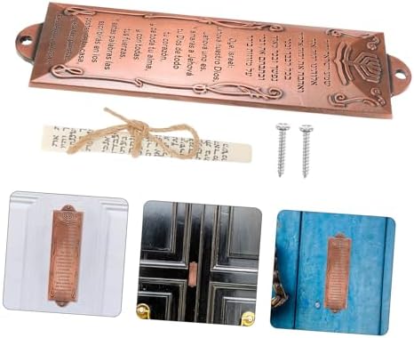 ABOOFAN Spanish Mezuzah Plaque with Blessing