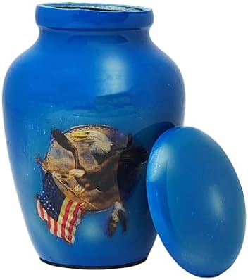 Handcrafted Memorial Urn with Secure Lid