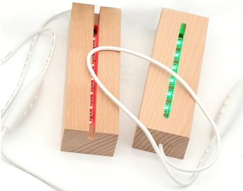 6 Inch Rectangle LED Lighted Display Base Stand