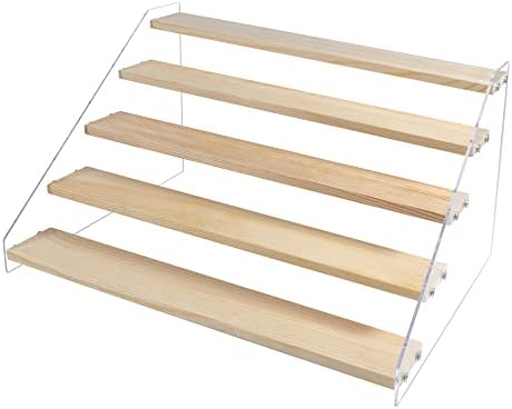 5 Tier Acrylic Display Stand for Figures and Crafts