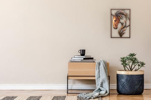 GAUMAANLEI Unique Handcrafted Metal Horse Head Wall Art