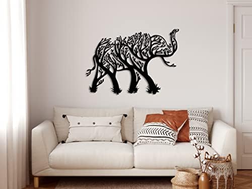 DEKADRON Elephant Metal Wall Art Decor