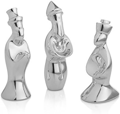 Nambe Three Wise Men Nativity Figurine Set