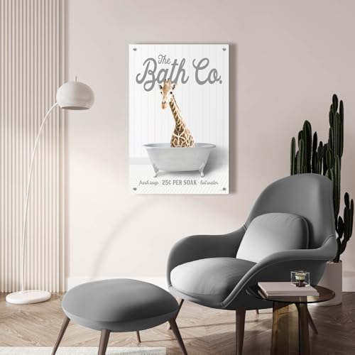 Epic Art Giraffe Wall Art 24x36 Inches