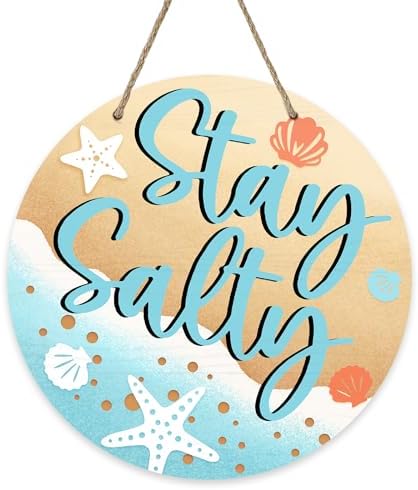 Bolisom Spring Summer Sea Front Door Sign