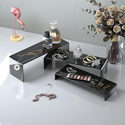 ANDGOO 6Pcs Large Acrylic Risers for Display