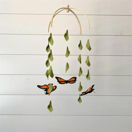 Graceful Butterfly Crib Mobile with Arched Hanger
