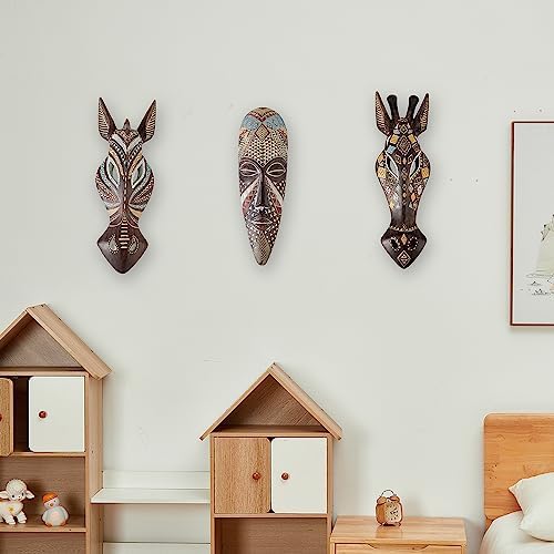 OTARTU African Animal Giraffe Wall Sculpture