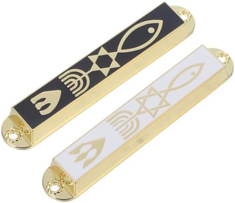 Ciieeo 2pc Door Mezuzah Case Decor