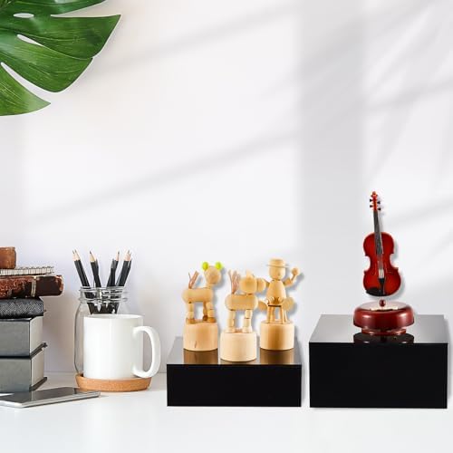 Sintuff 5 Pcs Acrylic Risers Display Stands