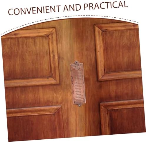 Alipis Spanish Mezuzah Case with Metal Blessing