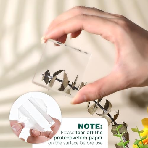 10 Piece Clear Acrylic Display Blocks for Jewelry and Collectibles