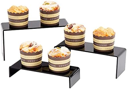 ihomecooker 6 Pc Black Acrylic Display Risers