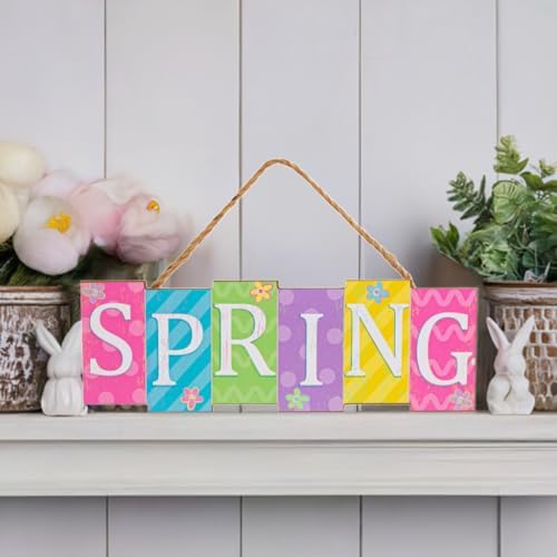 Craig Bachman Spring Wooden Block Style Sign