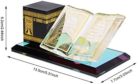 AYNEFY Muslim Crystal Kaaba Model for Desk Decoration
