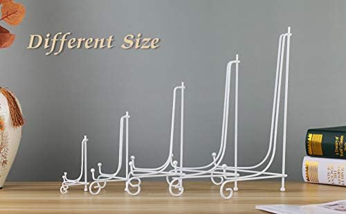 Artliving 4 Inch White Metal Easel Stand 2 Pack