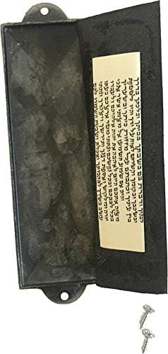 Holy Land Market Shema Pewter Mezuzah with Scroll