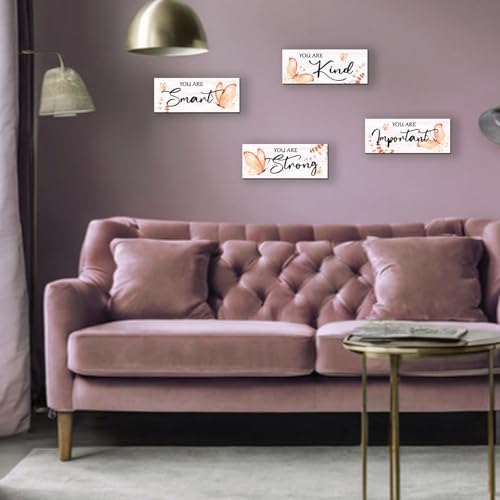 DONFENTHY 4 Pcs Butterfly Wall Decor Set