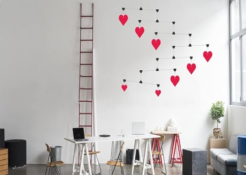 Hanging Art Mobiles - Hearts Decor Accents