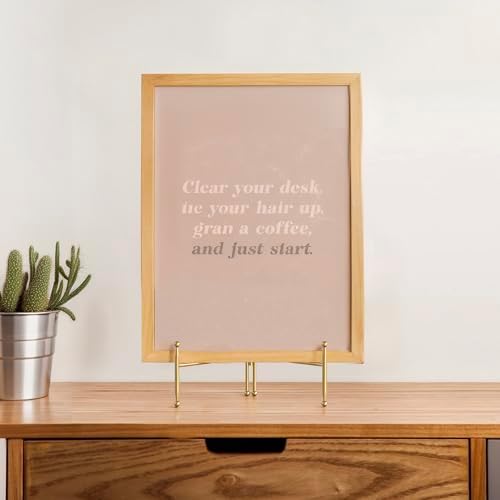 Foldable Metal Plate Stand for Home Decor
