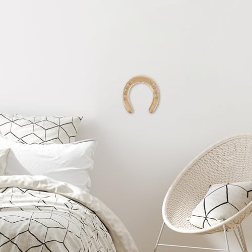 Garneck Cast Iron Horseshoe Wall Decor Gold