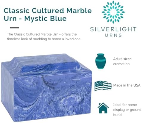 Carrera Classic Cultured Marble Cremation Urn