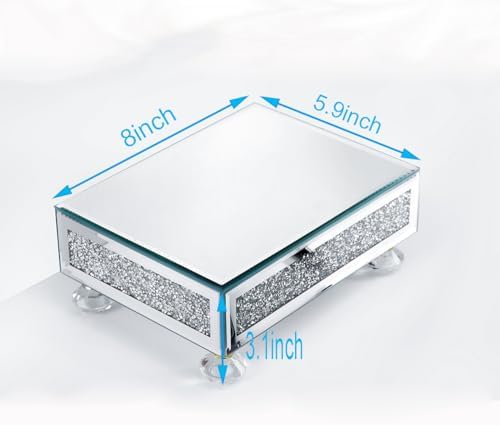 TACIDON Modern Mirrored Riser for Display