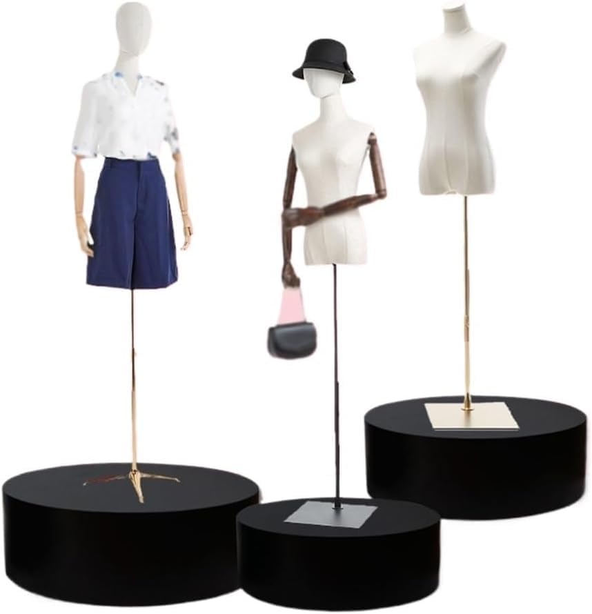 Round Display Pedestal for Store Mannequin Bridal Riser Platform