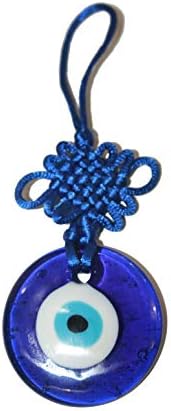IS4A Evil Eye Protection Talisman - 6 inch Glass Amulet