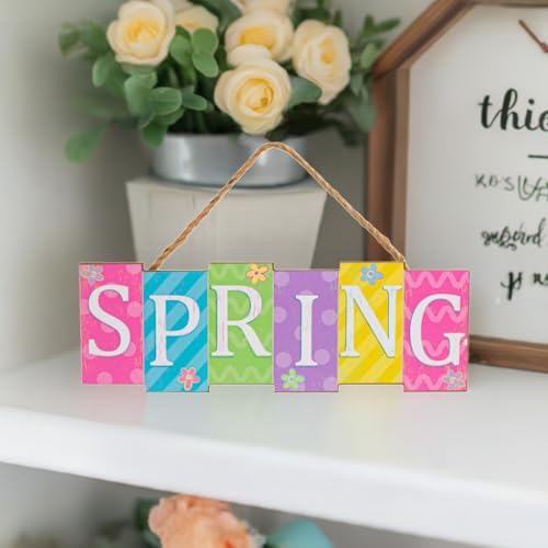 Craig Bachman Spring Wooden Block Style Sign