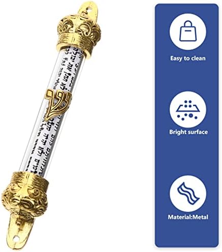 Happyyami Metal Mezuzah Scroll Door Decor