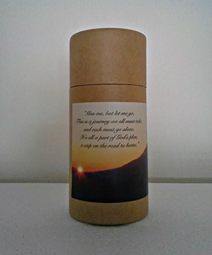 One Child Or Pet Biodegradable Cremation Scattering Tube With Telescopic Lid