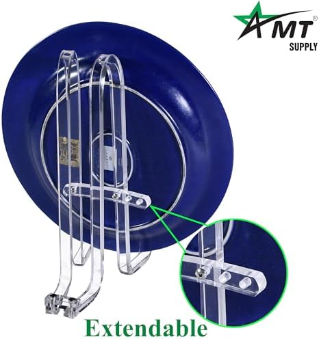 AMT 12 Inch Acrylic Plate Holder Display Stand