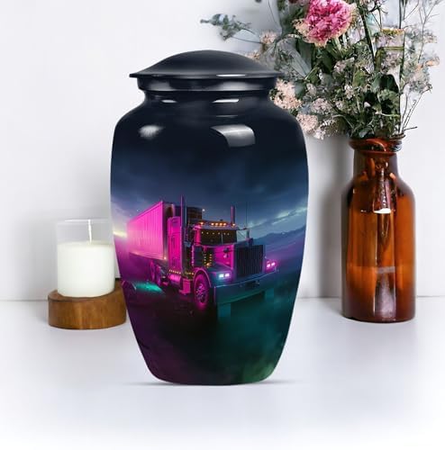 Elegant 10inch Truck Cremation Urn for Ashes