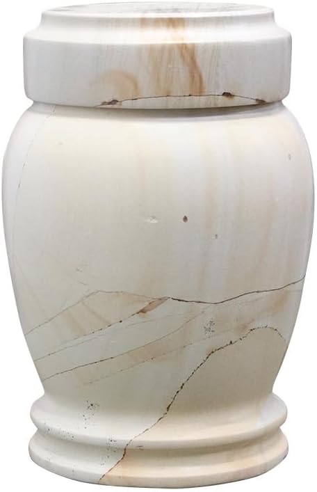 Elegant Marble Cremation Urn for Small Ashes