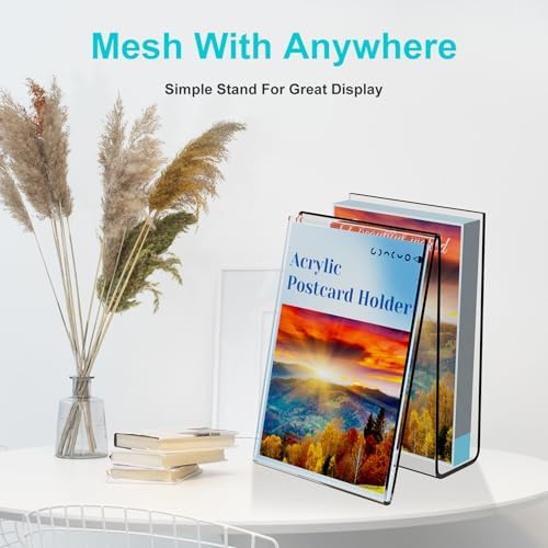 Boloyo Acrylic Easel Display Stand 4PC 6x4 Inch Holder