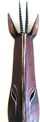 OMA Hand Painted Giraffe Wall Sculpture 40
