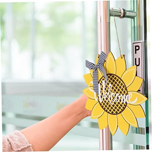 Sunflower Door Welcome Sign Decorative Wall Hanging