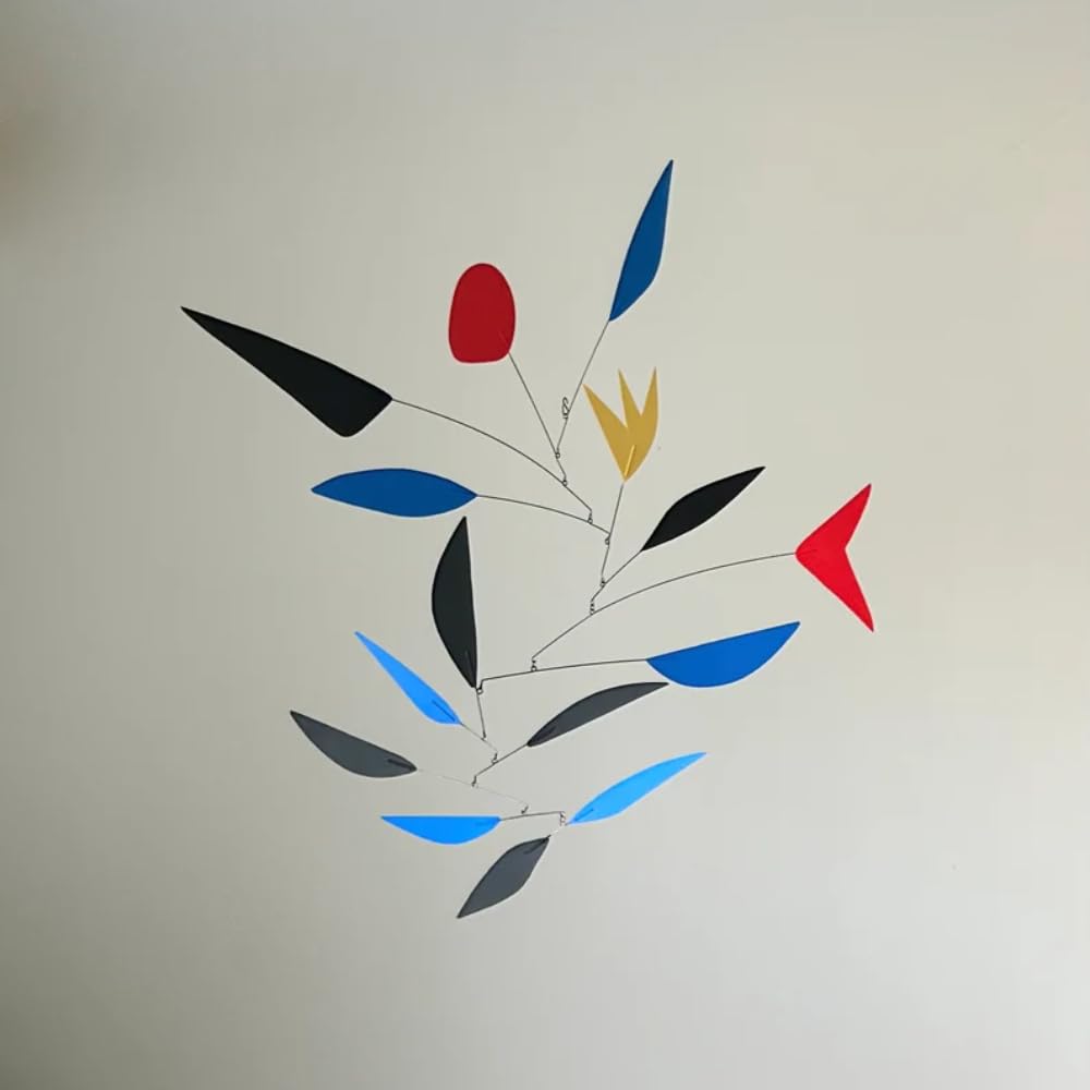 Metal Kinetic Hanging Mobile Sculpture 36x365