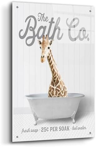 Epic Art Giraffe Wall Art 24x36 Inches