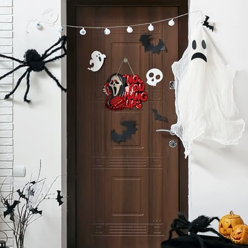 Bolisom Halloween Horror Grim Reaper Door Sign