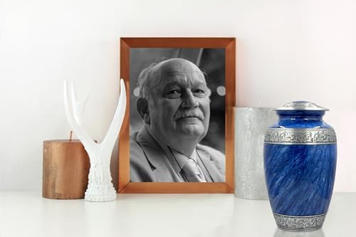 Bold Divine Blue Large Cremation Urn for Adult Ashes