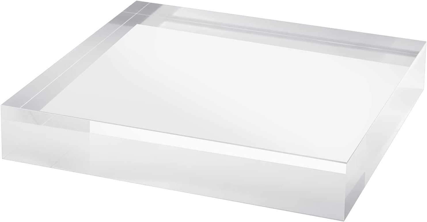 CiaoHER 2in Acrylic Cube Display Stand Riser